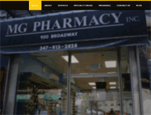 Tablet Screenshot of mgpharmacynyc.com